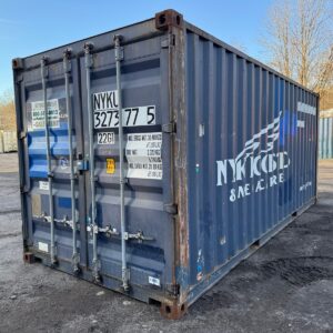 Used 20 ft Standard Height Shipping Container – Blue or Green