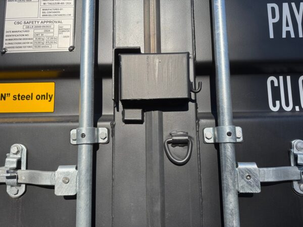 Used 20 ft Double-Door Shipping Container – Black - Image 5