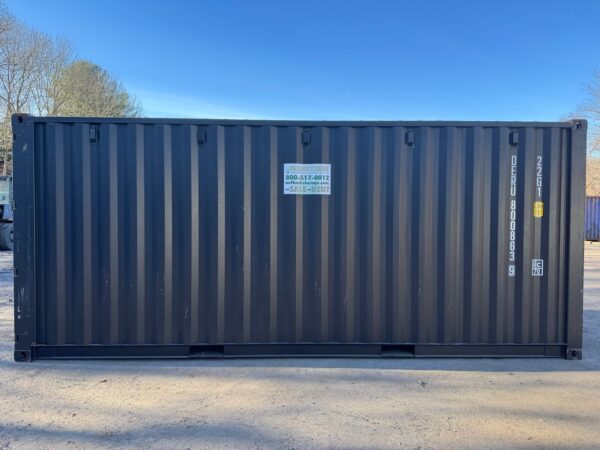 Used 20 ft Double-Door Shipping Container – Black - Image 10