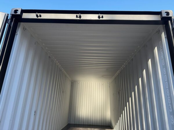 Used 20 ft Double-Door Shipping Container – Black - Image 20