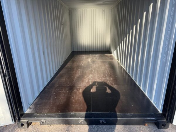Used 20 ft Double-Door Shipping Container – Black - Image 21