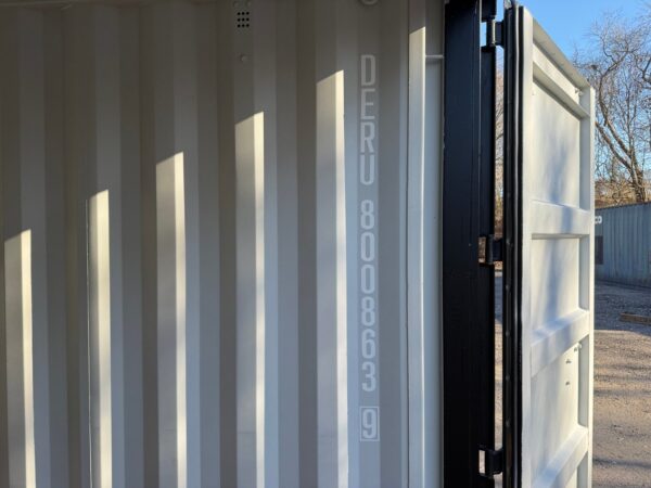 Used 20 ft Double-Door Shipping Container – Black - Image 27