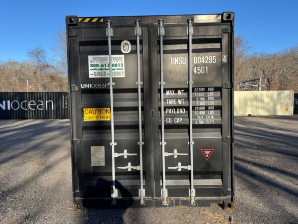 Lightly Used 40 ft High Cube Shipping Container – Black - Image 26