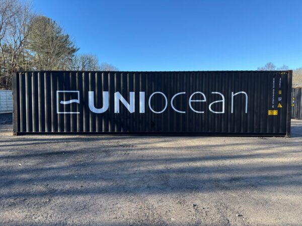 Lightly Used 40 ft High Cube Shipping Container – Black