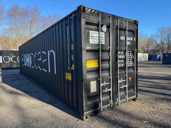 Lightly Used 40 ft High Cube Shipping Container – Black - Image 17
