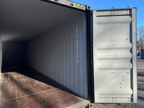 Lightly Used 40 ft High Cube Shipping Container – Black - Image 14