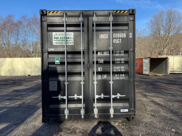 Lightly Used 40 ft High Cube Shipping Container – Black or Red - Image 3