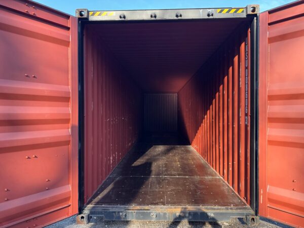 Lightly Used 40 ft High Cube Shipping Container – Black or Red - Image 14
