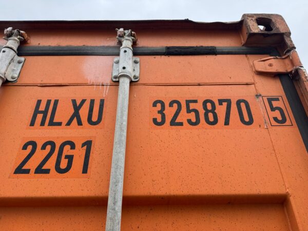 Used 20 ft Standard Height Shipping Container – Blue, Green, Orange, Red - Image 2