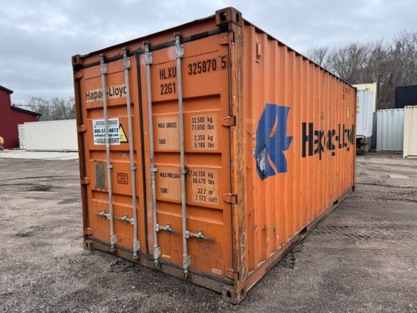 Used 20 ft Standard Height Shipping Container – Blue, Green, Orange, Red - Image 6