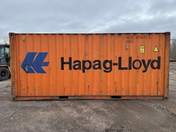 Used 20 ft Standard Height Shipping Container – Blue, Green, Orange, Red - Image 7