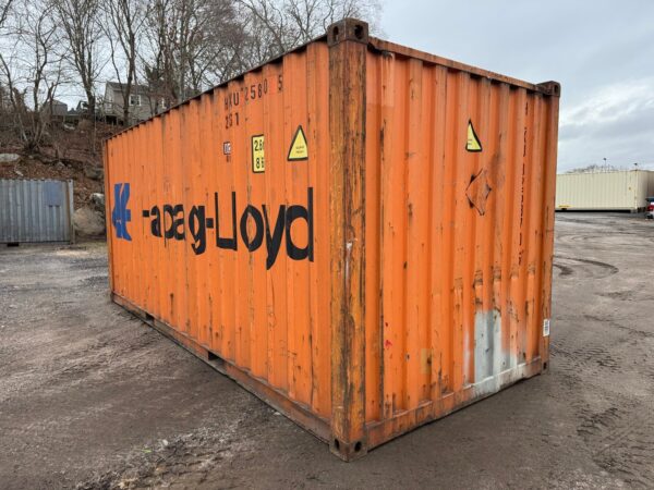 Used 20 ft Standard Height Shipping Container – Blue, Green, Orange, Red - Image 8