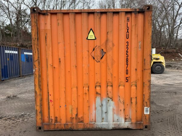 Used 20 ft Standard Height Shipping Container – Blue, Green, Orange, Red - Image 9