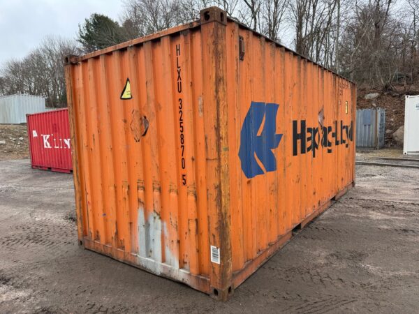 Used 20 ft Standard Height Shipping Container – Blue, Green, Orange, Red - Image 10