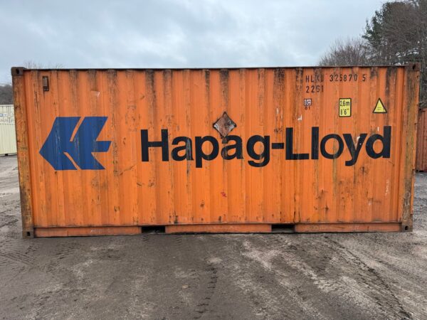 Used 20 ft Standard Height Shipping Container – Blue, Green, Orange, Red - Image 11
