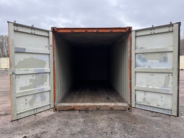 Used 20 ft Standard Height Shipping Container – Blue, Green, Orange, Red - Image 13