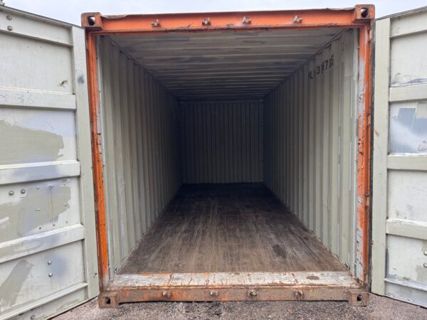Used 20 ft Standard Height Shipping Container – Blue, Green, Orange, Red - Image 14