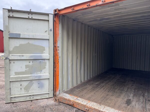 Used 20 ft Standard Height Shipping Container – Blue, Green, Orange, Red - Image 15