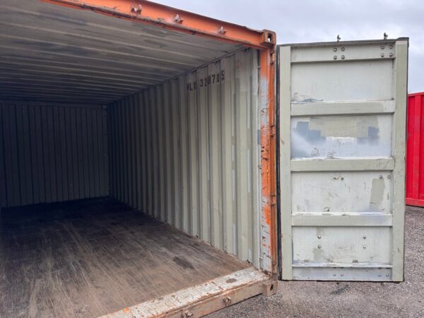 Used 20 ft Standard Height Shipping Container – Blue, Green, Orange, Red - Image 16