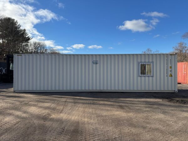 Used 40 ft High Cube Shipping Container – Beige or Red - Image 7