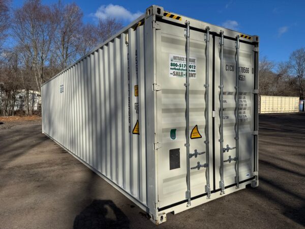 Used 40 ft High Cube Shipping Container – Beige or Red - Image 13