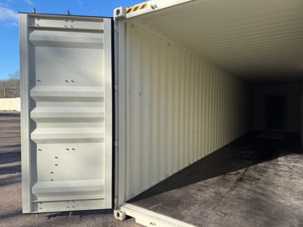 Used 40 ft High Cube Shipping Container – Beige or Red - Image 16