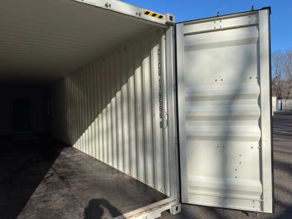 Used 40 ft High Cube Shipping Container – Beige or Red - Image 17