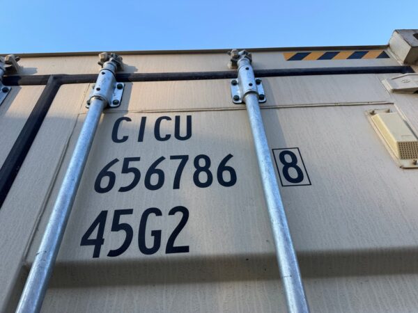 New 40 ft High Cube Open-Side Shipping Container – Beige or Red - Image 2