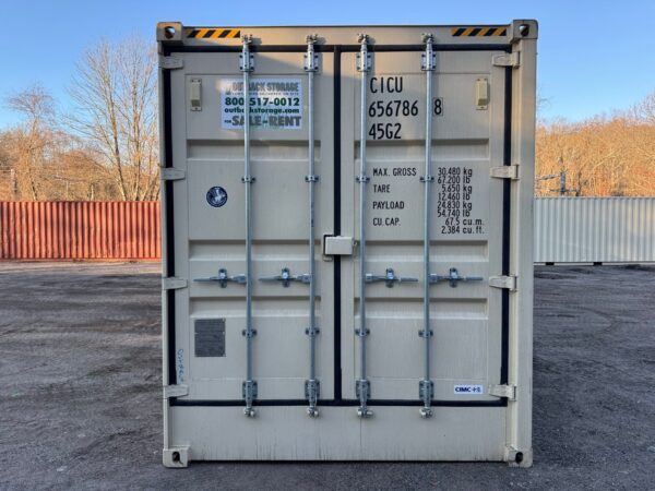 New 40 ft High Cube Open-Side Shipping Container – Beige or Red - Image 3
