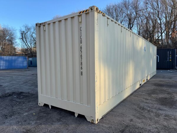 New 40 ft High Cube Open-Side Shipping Container – Beige or Red - Image 13