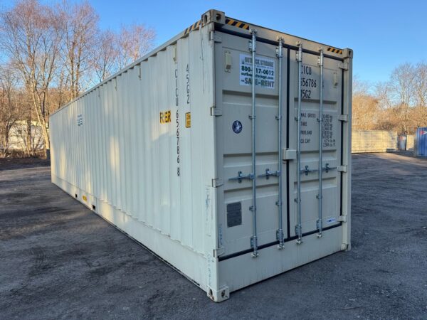 New 40 ft High Cube Open-Side Shipping Container – Beige or Red - Image 15