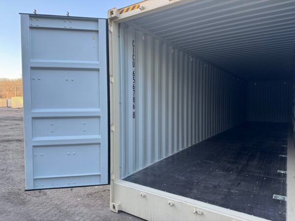 New 40 ft High Cube Open-Side Shipping Container – Beige or Red - Image 18
