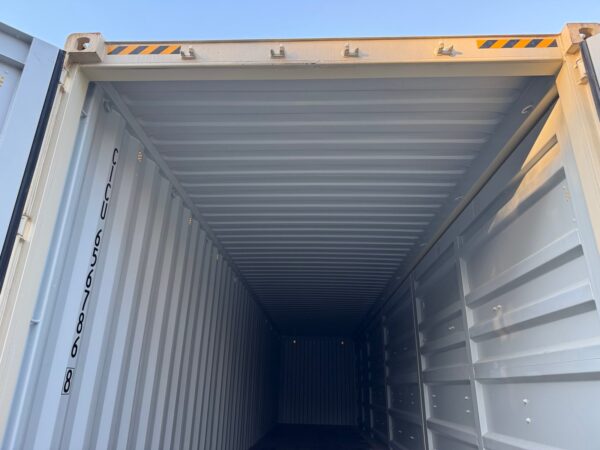 New 40 ft High Cube Open-Side Shipping Container – Beige or Red - Image 20