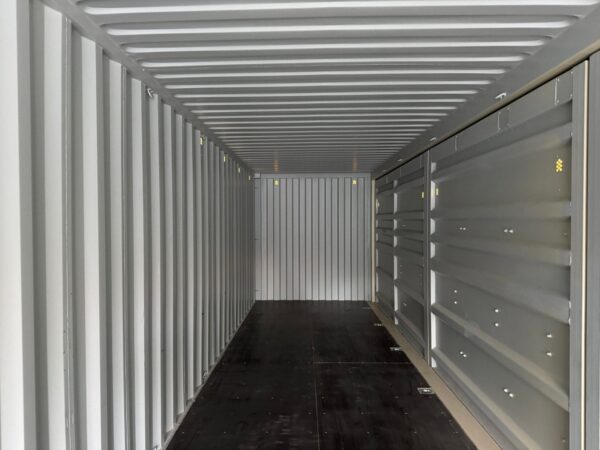 New 40 ft High Cube Open-Side Shipping Container – Beige or Red - Image 27
