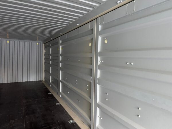 New 40 ft High Cube Open-Side Shipping Container – Beige or Red - Image 29