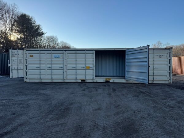 New 40 ft High Cube Open-Side Shipping Container – Beige or Red - Image 32