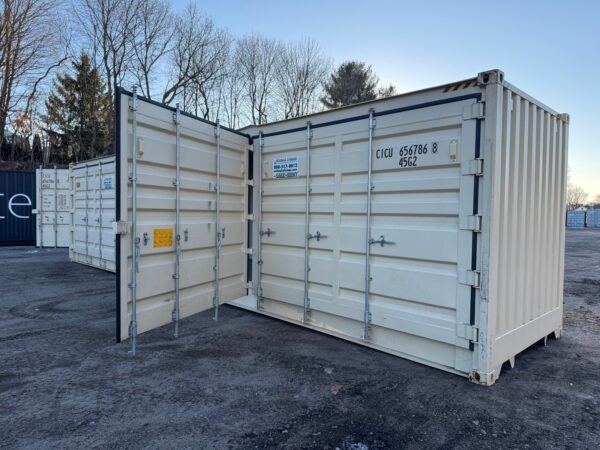 New 40 ft High Cube Open-Side Shipping Container – Beige or Red - Image 33