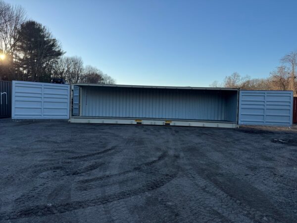 New 40 ft High Cube Open-Side Shipping Container – Beige or Red