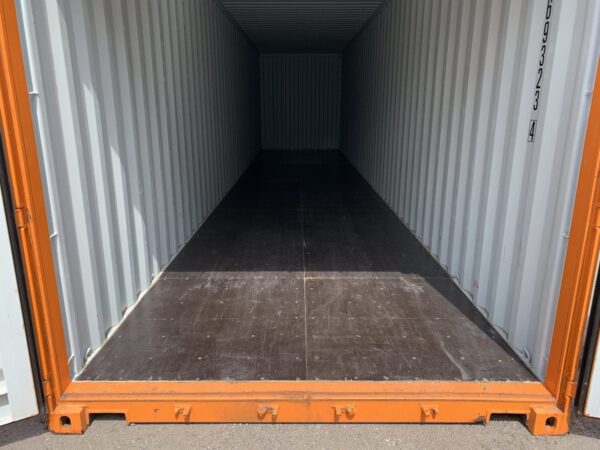New 40 ft High Cube Shipping Container – Blue, Orange, Red - Image 18