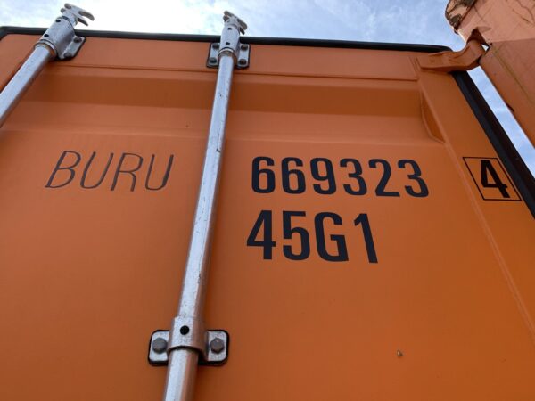 New 40 ft High Cube Shipping Container – Blue, Orange, Red - Image 30