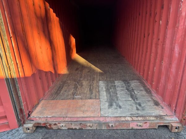 Used 40 ft High Cube Shipping Container – Brick Red - Image 18