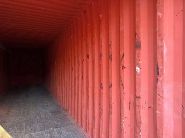 Used 40 ft High Cube Shipping Container – Brick Red - Image 21