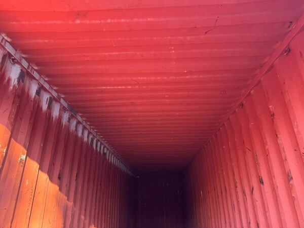 Used 40 ft High Cube Shipping Container – Brick Red - Image 22