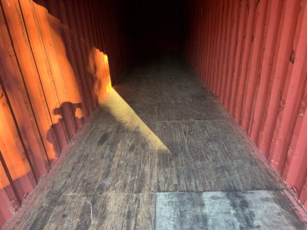 Used 40 ft High Cube Shipping Container – Brick Red - Image 23