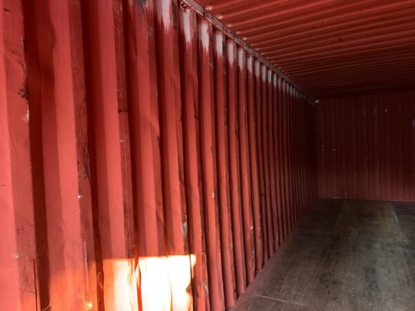Used 40 ft High Cube Shipping Container – Brick Red - Image 25