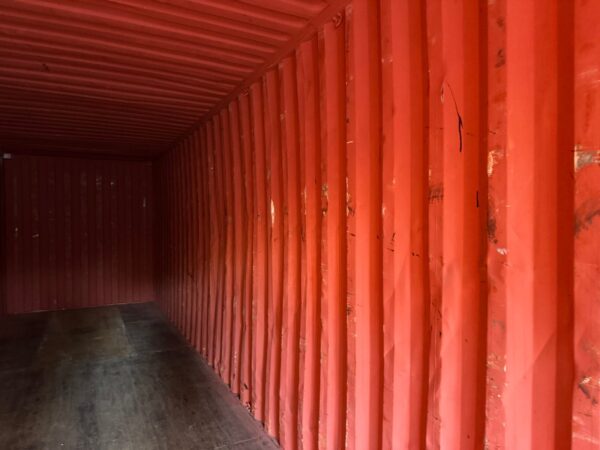 Used 40 ft High Cube Shipping Container – Brick Red - Image 26