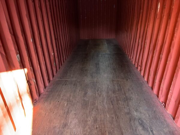 Used 40 ft High Cube Shipping Container – Brick Red - Image 28