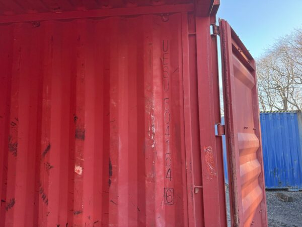 Used 40 ft High Cube Shipping Container – Brick Red - Image 29