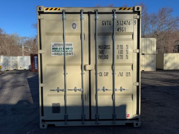 As-Is 40 ft High Cube Refrigerated Shipping Container – Beige or Red - Image 3