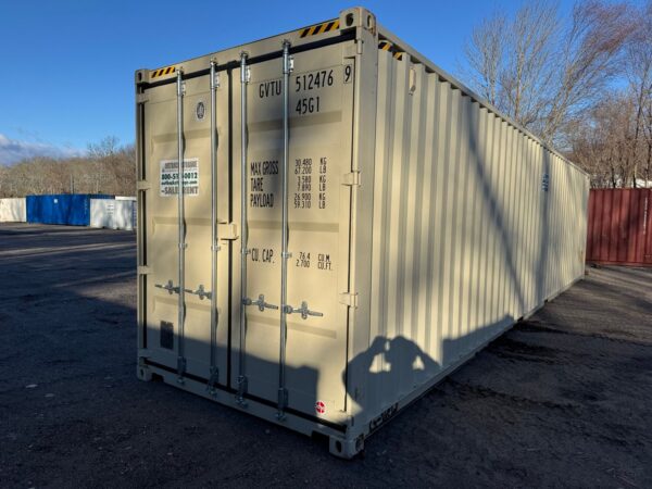 As-Is 40 ft High Cube Refrigerated Shipping Container – Beige or Red
